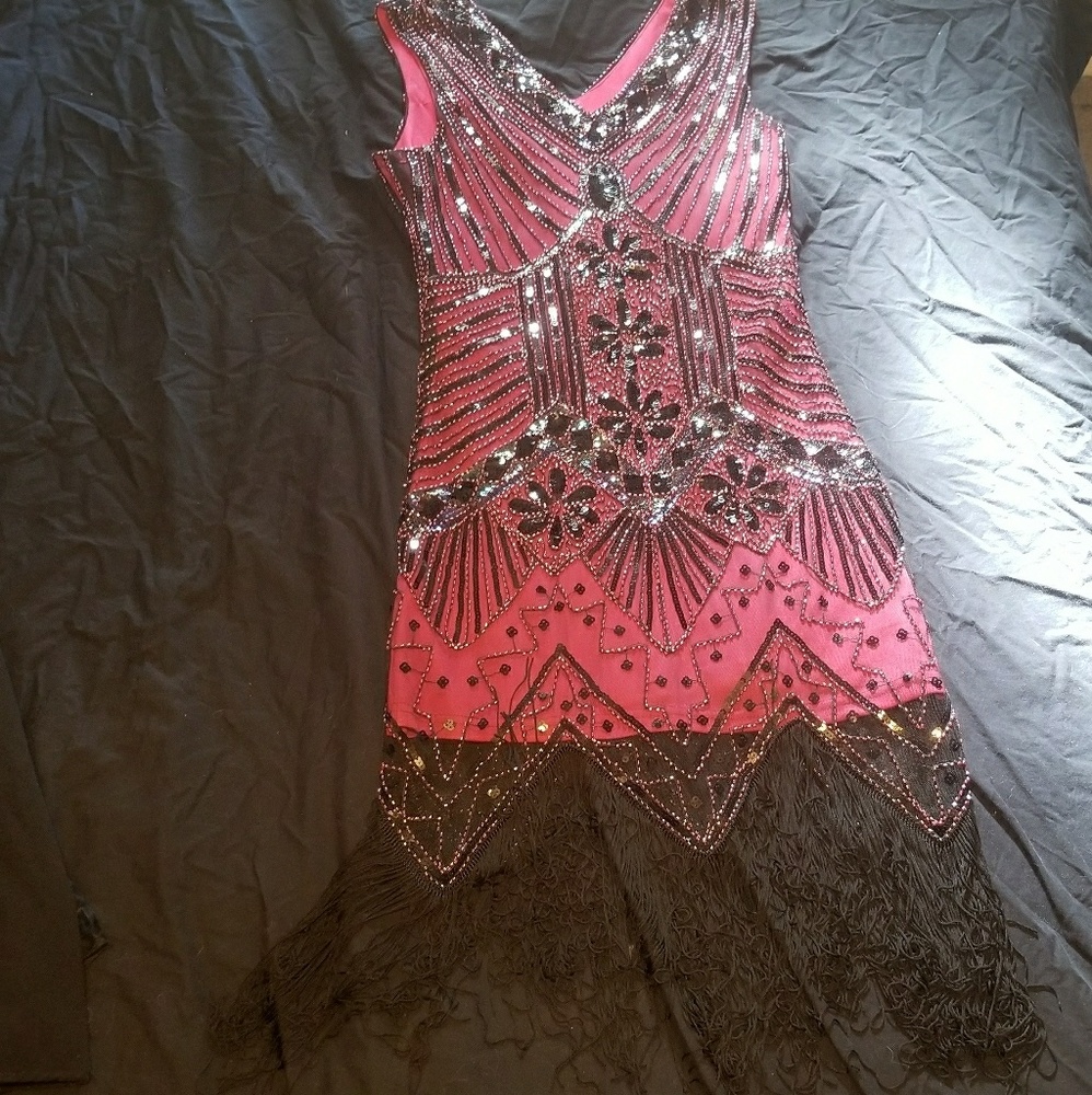 1920s Flapper Style Dress